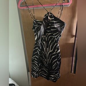Zara Zebra Mini Dress